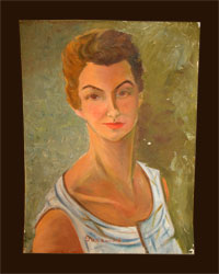 Esther - Oil Paintings - Art - Ethel Sussman Art Gallery