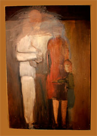 Unknown Family  - Oil Paintings - Art - Ethel Sussman Art Gallery