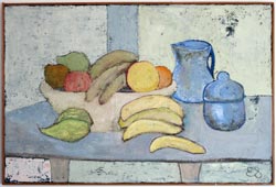 Fruit And Pitcher - Oil Paintings - Art - Ethel Sussman Art Gallery