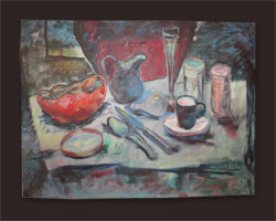 Set Table - Oil Paintings - Art - Ethel Sussman Art Gallery