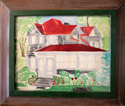Grove St. House  - Watercolors - Art - Ethel Sussman Art Gallery